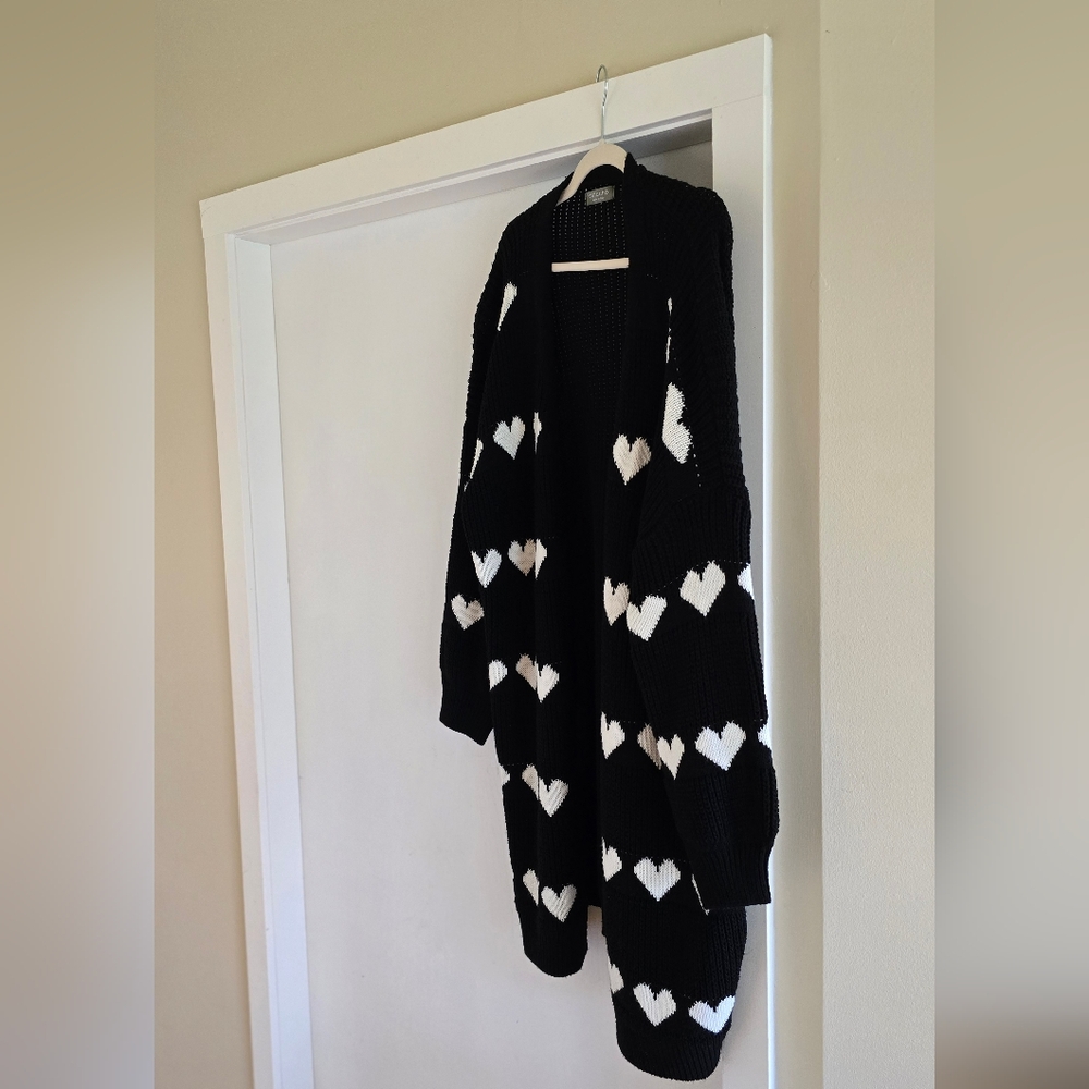 Pistache Heart Cardigan L/XL